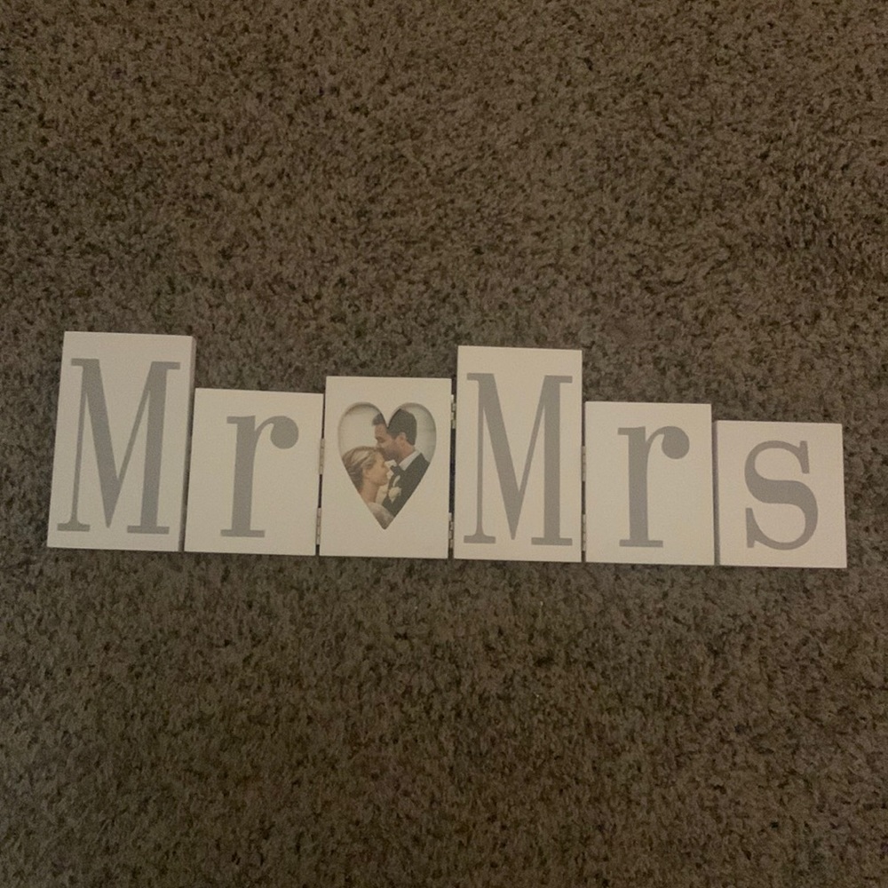 Wooden wedding frame. Brand new